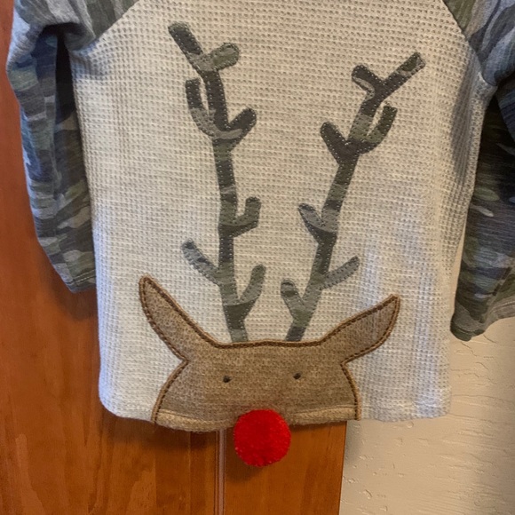 boys 2t-3t Mud Pie Christmas shirt - Picture 2 of 5